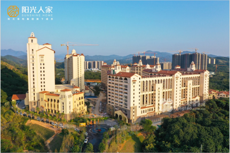 阳光人家康养社区的实拍图片